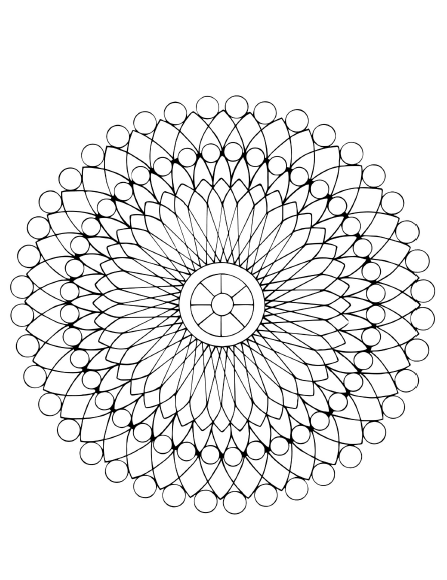 Adline 30-Day Burnout Recovery Mandala Journal