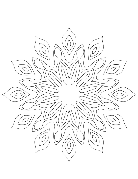 Adline 30-Day Burnout Recovery Mandala Journal
