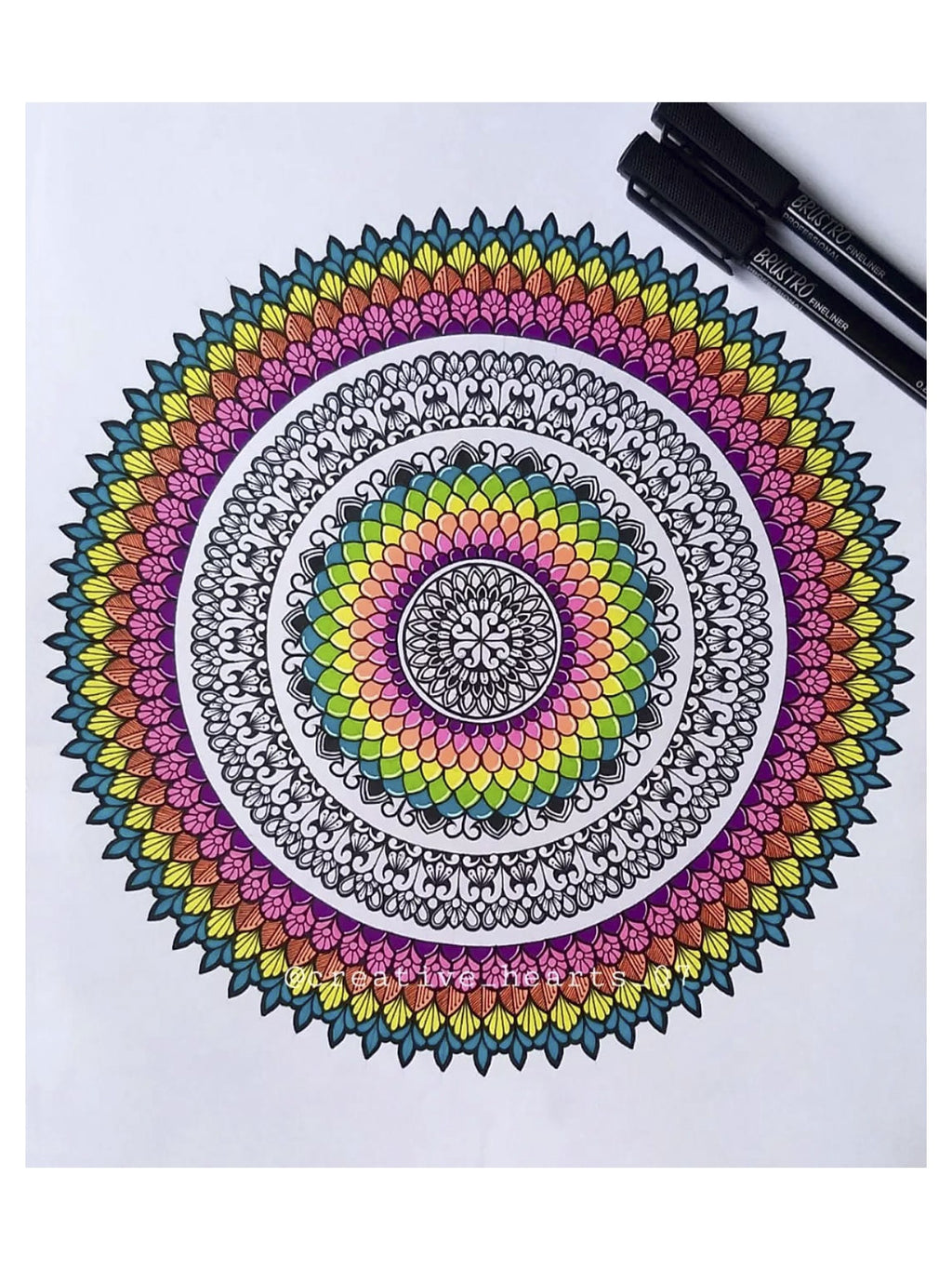 Adline 30-Day Burnout Recovery Mandala Journal