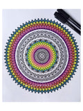 Adline 30-Day Burnout Recovery Mandala Journal