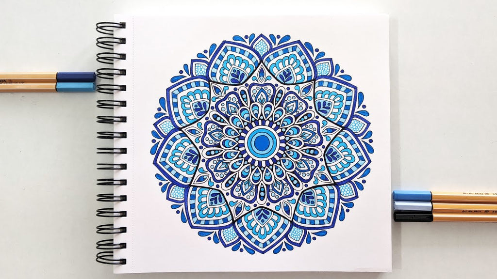 Adline 30-Day Burnout Recovery Mandala Journal