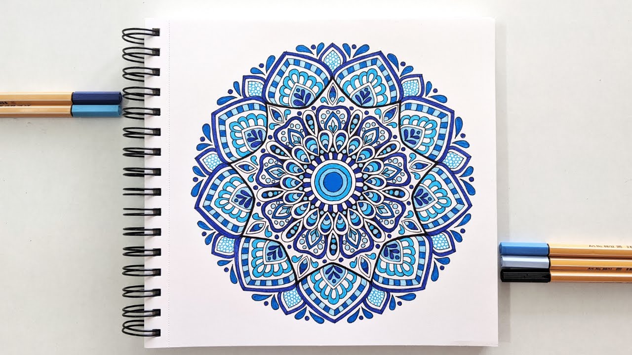 Adline 30-Day Burnout Recovery Mandala Journal
